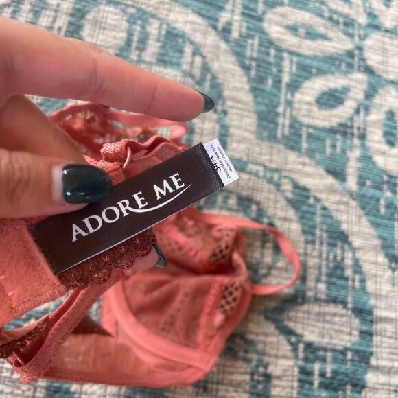 Adore Me Pink Lace Bralette - Size 34A - Picture 6 of 8